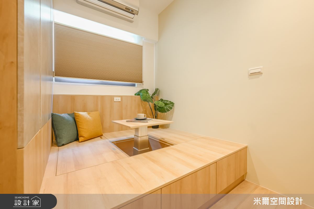 25坪新成屋(5年以下)＿北歐風多功能室案例圖片＿米爾空間設計＿米爾_日光天晴_新竹竹北之25
