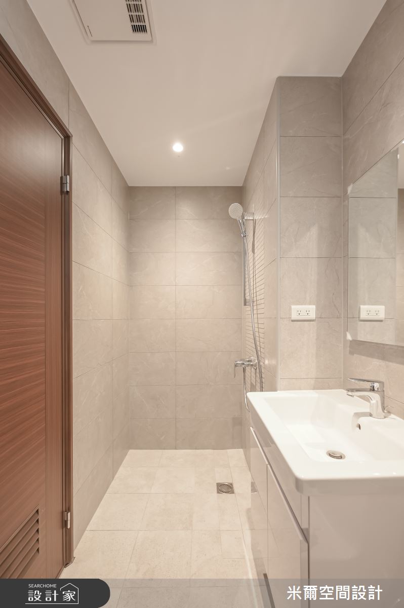 25坪新成屋(5年以下)＿北歐風浴室案例圖片＿米爾空間設計＿米爾_日光天晴_新竹竹北之41