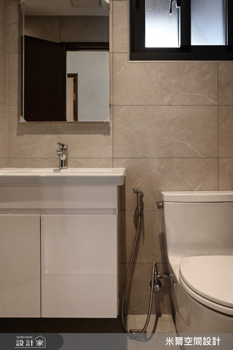 25坪新成屋(5年以下)＿北歐風浴室案例圖片＿米爾空間設計＿米爾_日光天晴_新竹竹北之44