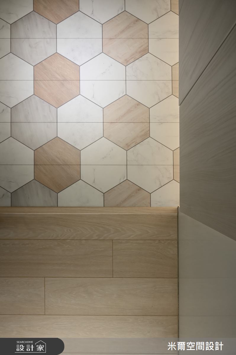 26坪新成屋(5年以下)＿現代北歐風玄關案例圖片＿米爾空間設計＿米爾_華興悅_新竹竹北之4