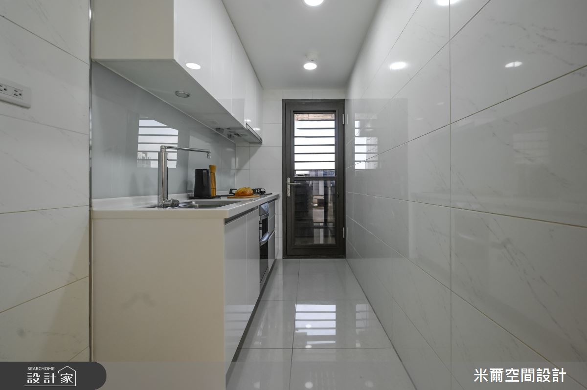 26坪新成屋(5年以下)＿現代北歐風廚房案例圖片＿米爾空間設計＿米爾_華興悅_新竹竹北之13