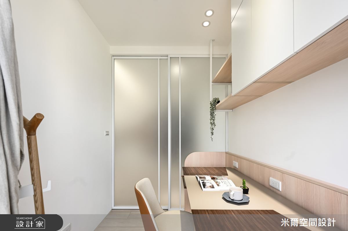 26坪新成屋(5年以下)＿現代北歐風書房案例圖片＿米爾空間設計＿米爾_華興悅_新竹竹北之20
