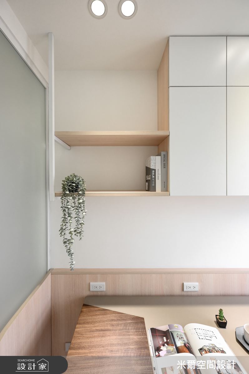 26坪新成屋(5年以下)＿現代北歐風書房案例圖片＿米爾空間設計＿米爾_華興悅_新竹竹北之24