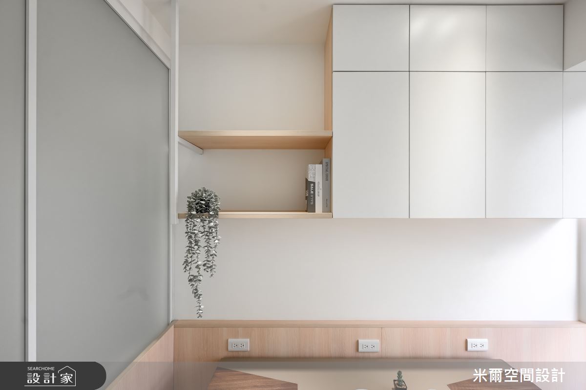 26坪新成屋(5年以下)＿現代北歐風書房案例圖片＿米爾空間設計＿米爾_華興悅_新竹竹北之23