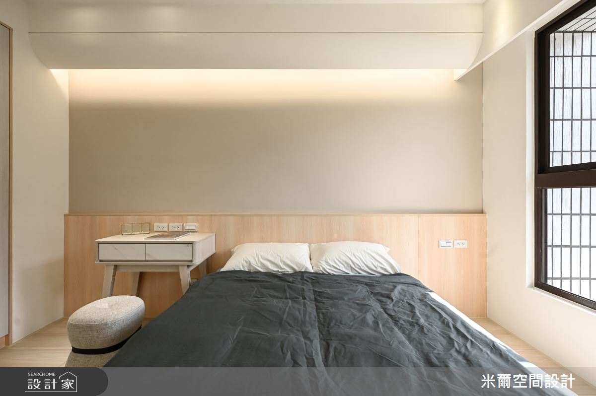 26坪新成屋(5年以下)＿現代北歐風臥室案例圖片＿米爾空間設計＿米爾_華興悅_新竹竹北之29