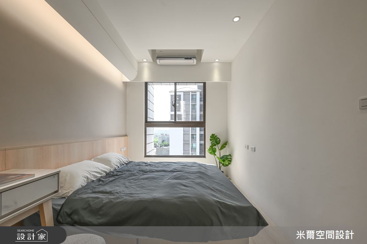 26坪新成屋(5年以下)＿現代北歐風臥室案例圖片＿米爾空間設計＿米爾_華興悅_新竹竹北之31