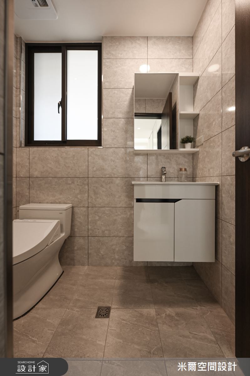 26坪新成屋(5年以下)＿現代北歐風浴室案例圖片＿米爾空間設計＿米爾_華興悅_新竹竹北之33