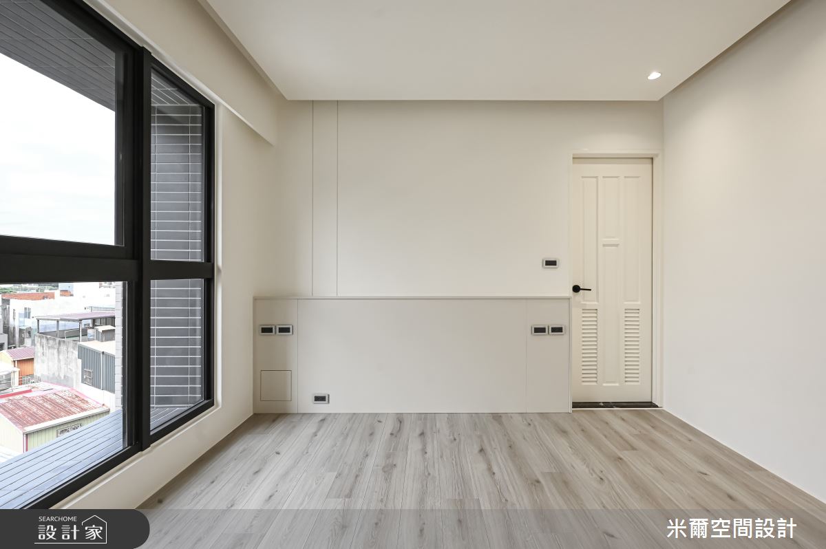 25坪新成屋(5年以下)＿奶油風臥室案例圖片＿米爾空間設計＿米爾_春福賦格_新竹香山之12