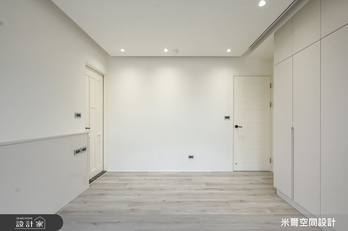 25坪新成屋(5年以下)＿奶油風臥室案例圖片＿米爾空間設計＿米爾_春福賦格_新竹香山之13