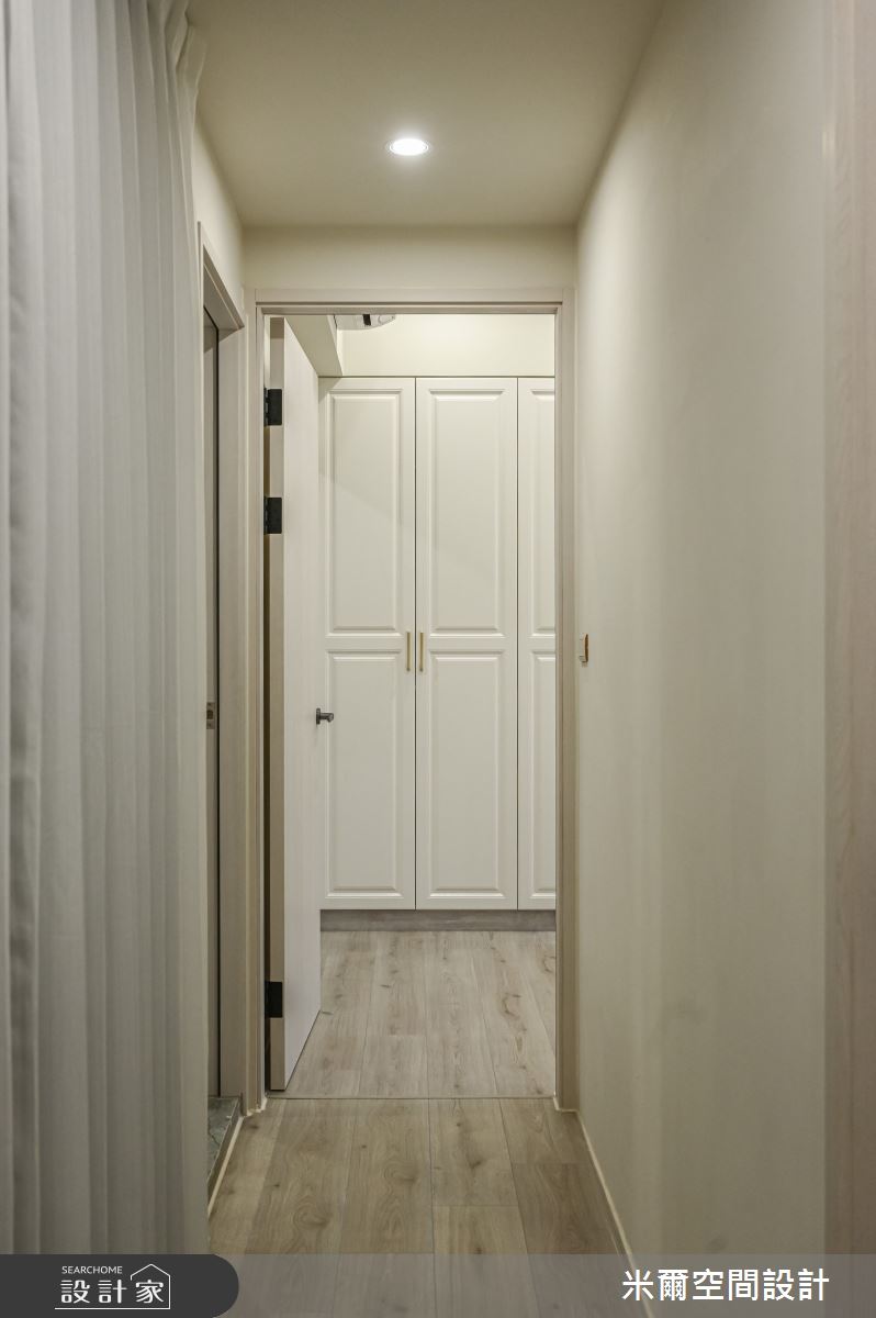 30坪新成屋(5年以下)＿美式風走廊案例圖片＿米爾空間設計＿米爾_雙橡園_新竹香山之20