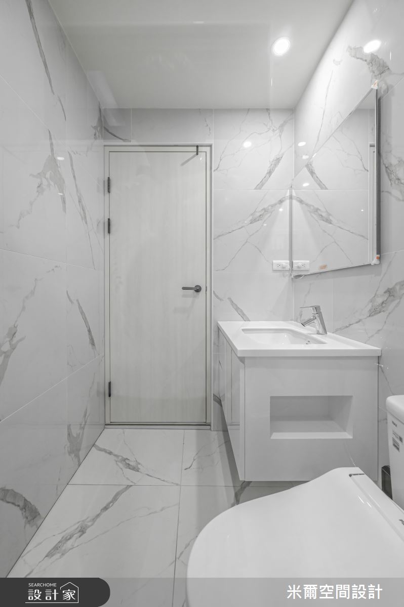 30坪新成屋(5年以下)＿美式風浴室案例圖片＿米爾空間設計＿米爾_雙橡園_新竹香山之29