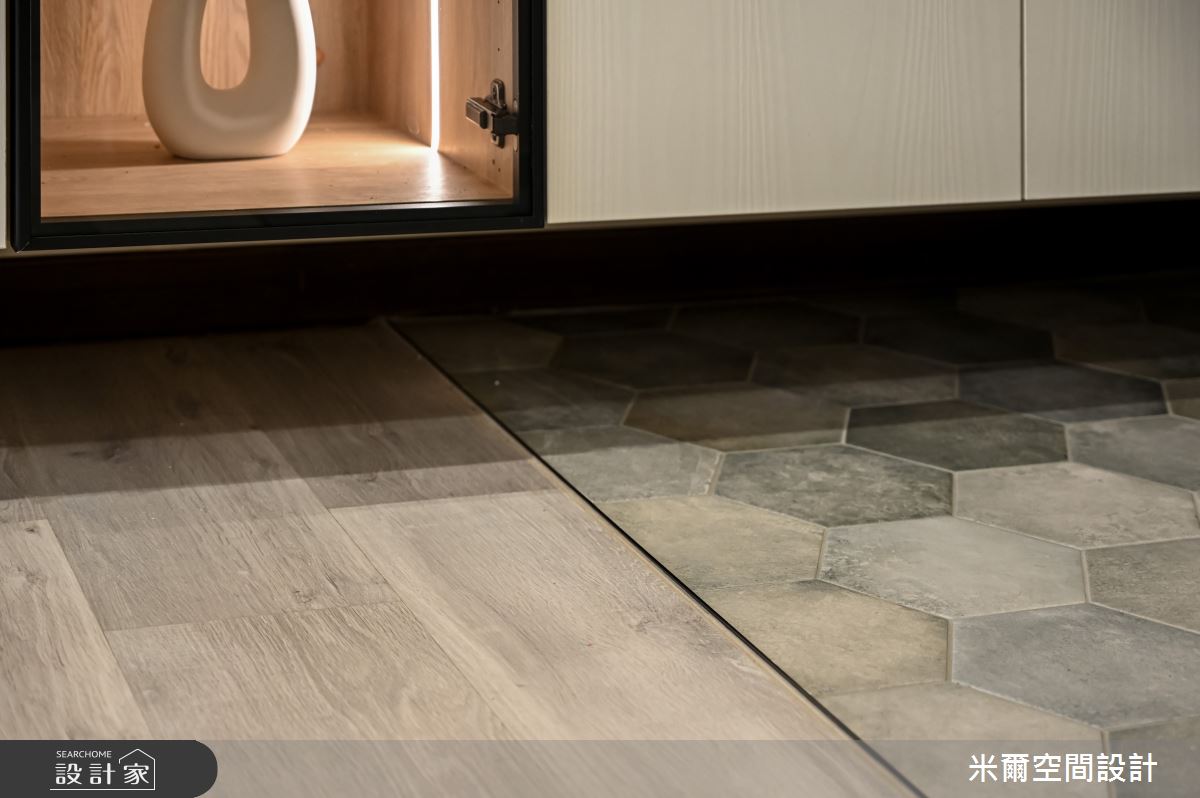 25坪新成屋(5年以下)＿美式風玄關案例圖片＿米爾空間設計＿米爾_竹北櫻花聚_新竹竹北之3