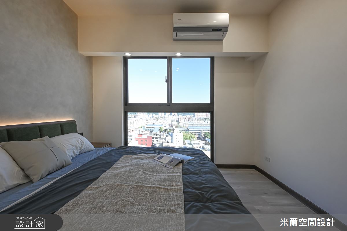 25坪新成屋(5年以下)＿美式風臥室案例圖片＿米爾空間設計＿米爾_竹北櫻花聚_新竹竹北之14