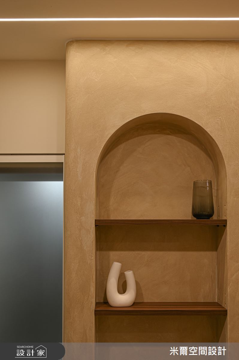 18坪新成屋(5年以下)＿奶茶風案例圖片＿米爾空間設計＿米爾_新竹悅佳川青_新竹北區之12