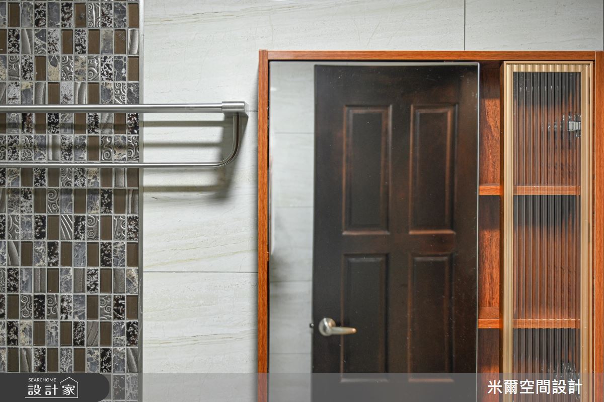 18坪新成屋(5年以下)＿奶茶風浴室案例圖片＿米爾空間設計＿米爾_新竹悅佳川青_新竹北區之24