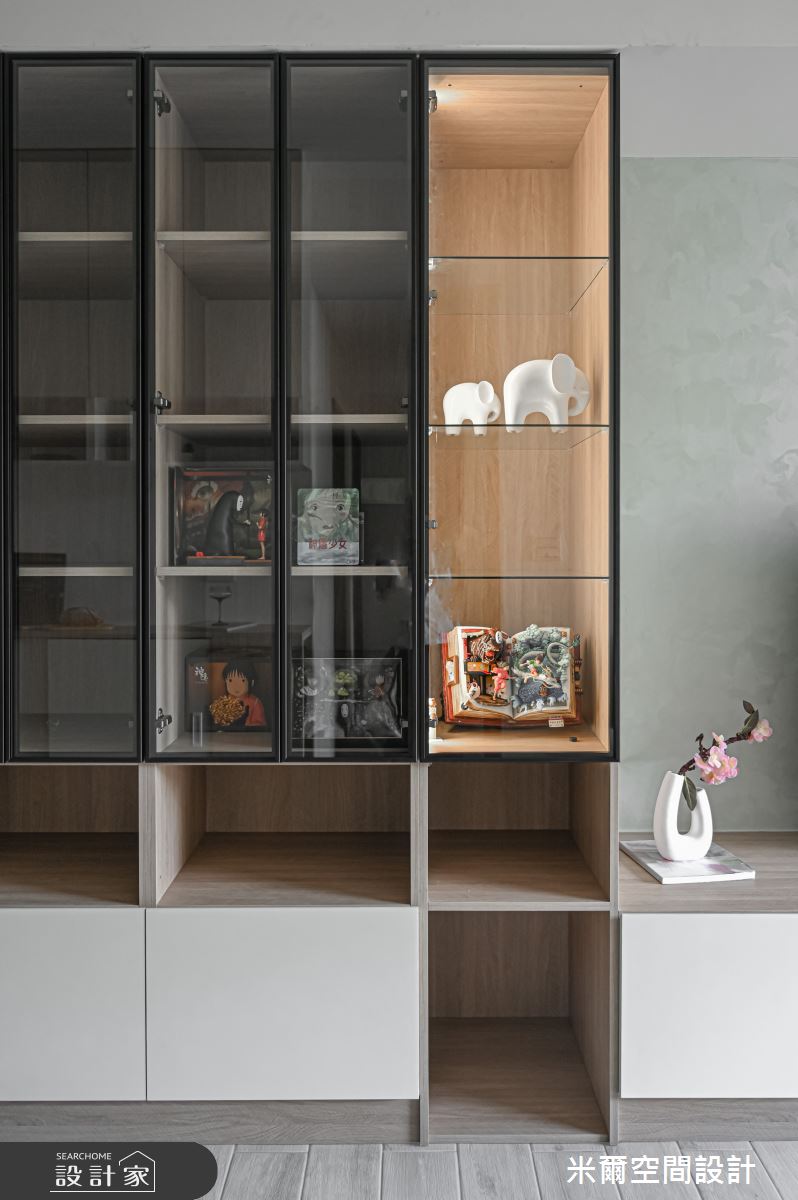 25坪新成屋(5年以下)＿混搭風客廳案例圖片＿米爾空間設計＿米爾_竹北櫻花聚_新竹竹北_混搭風之10