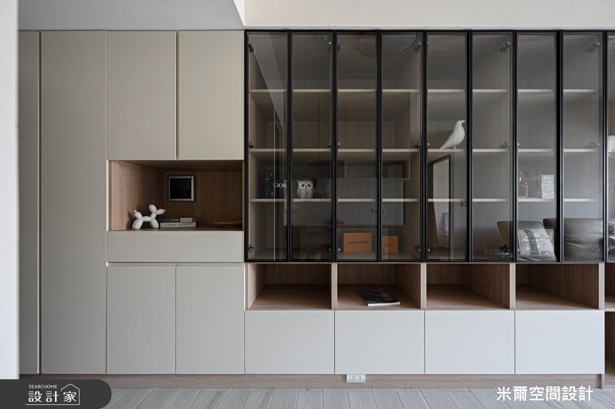 25坪新成屋(5年以下)＿混搭風客廳案例圖片＿米爾空間設計＿米爾_竹北櫻花聚_新竹竹北_混搭風之8