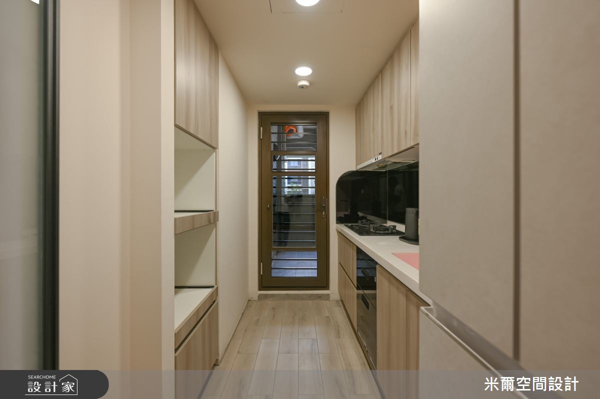 25坪新成屋(5年以下)＿混搭風廚房案例圖片＿米爾空間設計＿米爾_竹北櫻花聚_新竹竹北_混搭風之21