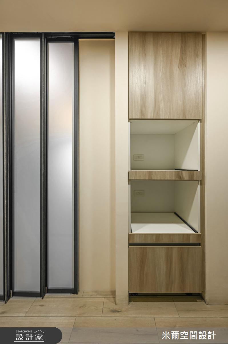 25坪新成屋(5年以下)＿混搭風廚房案例圖片＿米爾空間設計＿米爾_竹北櫻花聚_新竹竹北_混搭風之23