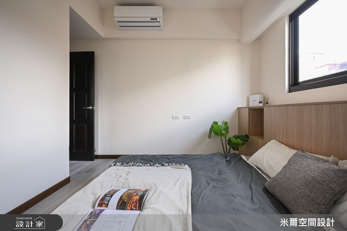 25坪新成屋(5年以下)＿混搭風臥室案例圖片＿米爾空間設計＿米爾_竹北櫻花聚_新竹竹北_混搭風之26