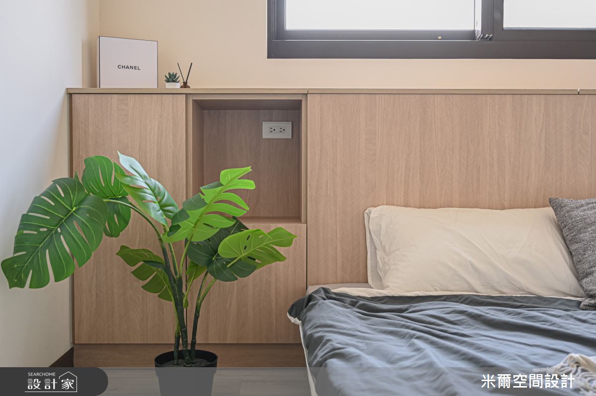 25坪新成屋(5年以下)＿混搭風臥室案例圖片＿米爾空間設計＿米爾_竹北櫻花聚_新竹竹北_混搭風之28