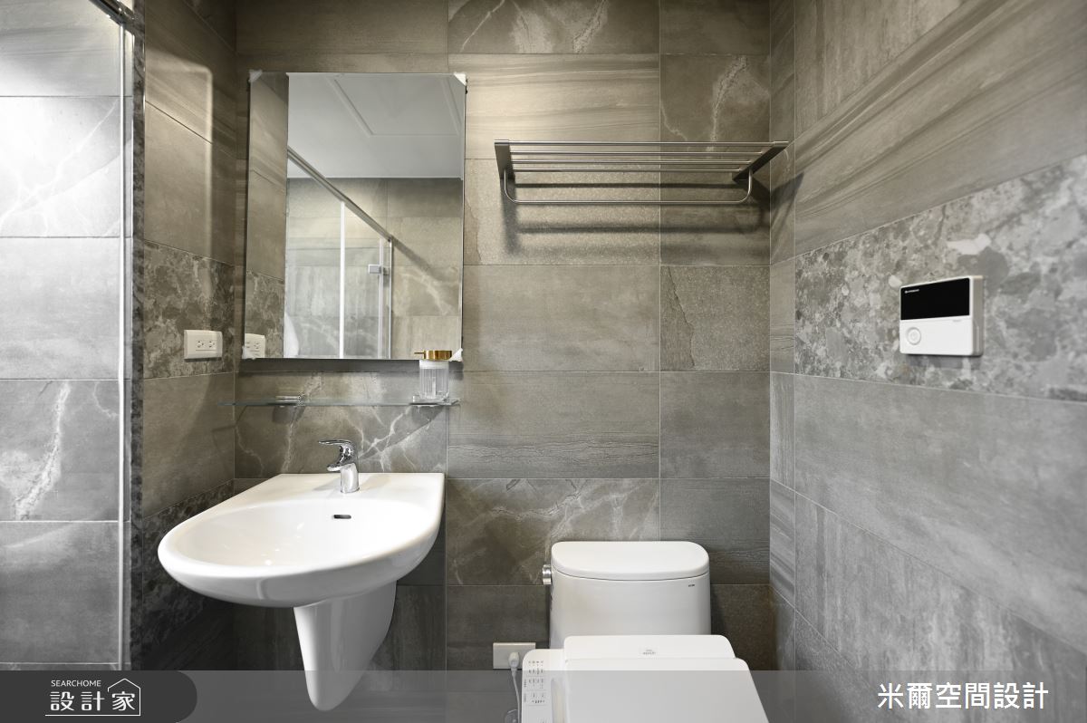 25坪新成屋(5年以下)＿混搭風浴室案例圖片＿米爾空間設計＿米爾_竹北櫻花聚_新竹竹北_混搭風之48