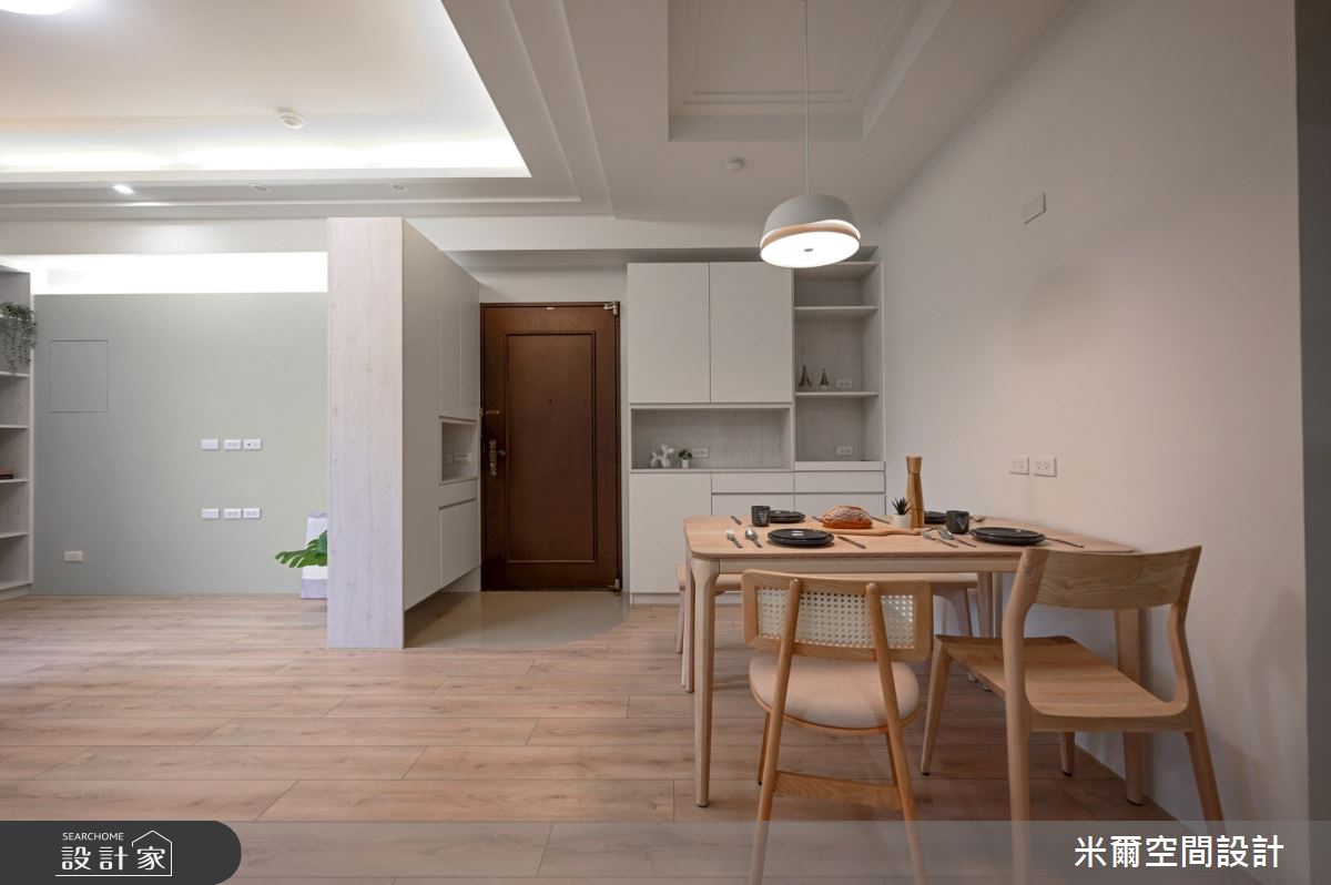 25坪新成屋(5年以下)＿現代風玄關餐廳案例圖片＿米爾空間設計＿米爾_昌益璽硯_新竹竹北之6