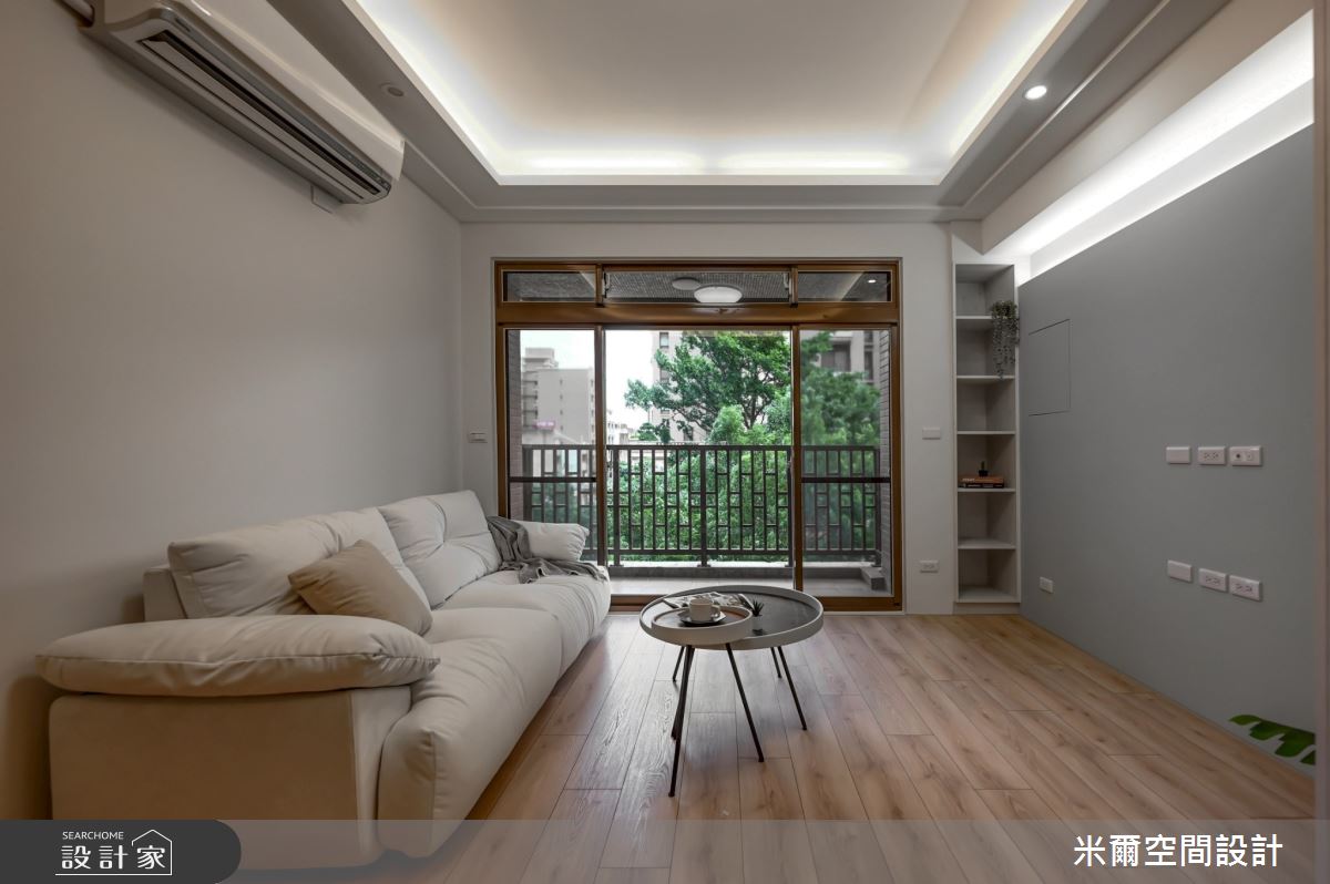 25坪新成屋(5年以下)＿現代風客廳案例圖片＿米爾空間設計＿米爾_昌益璽硯_新竹竹北之8