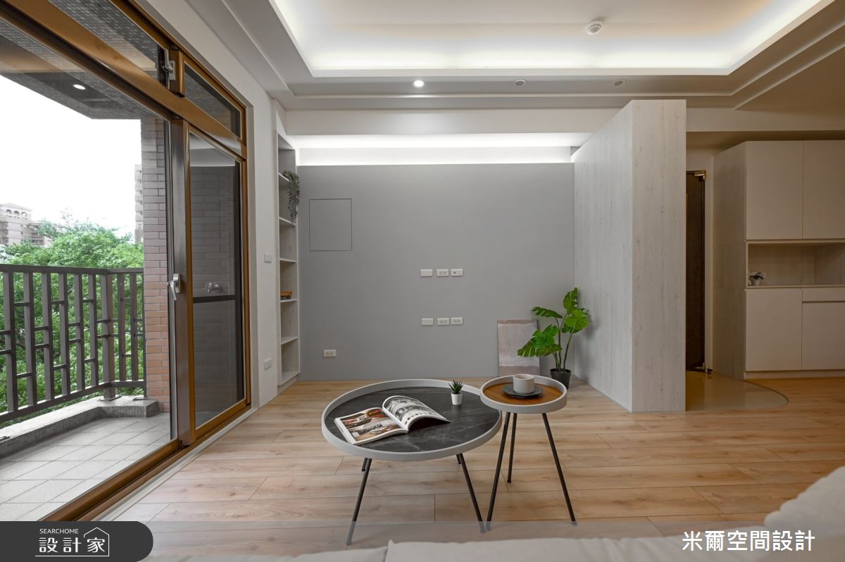 25坪新成屋(5年以下)＿現代風客廳案例圖片＿米爾空間設計＿米爾_昌益璽硯_新竹竹北之7