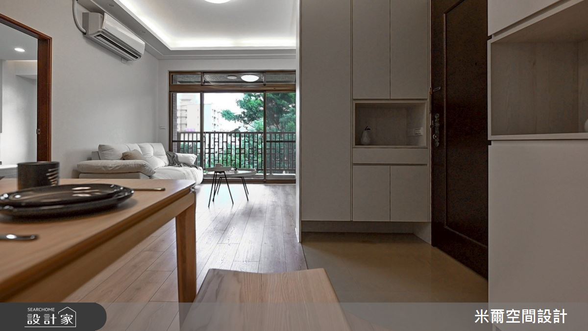 25坪新成屋(5年以下)＿現代風玄關餐廳案例圖片＿米爾空間設計＿米爾_昌益璽硯_新竹竹北之2