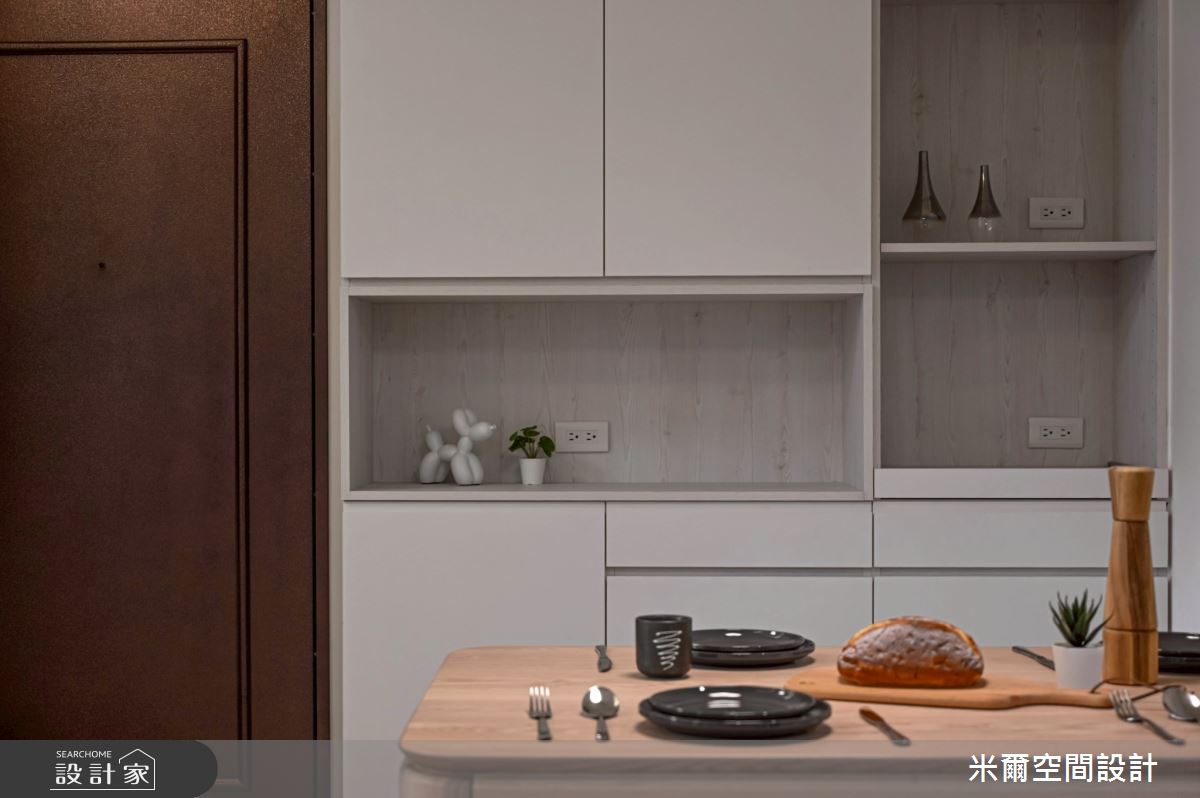 25坪新成屋(5年以下)＿現代風餐廳案例圖片＿米爾空間設計＿米爾_昌益璽硯_新竹竹北之17