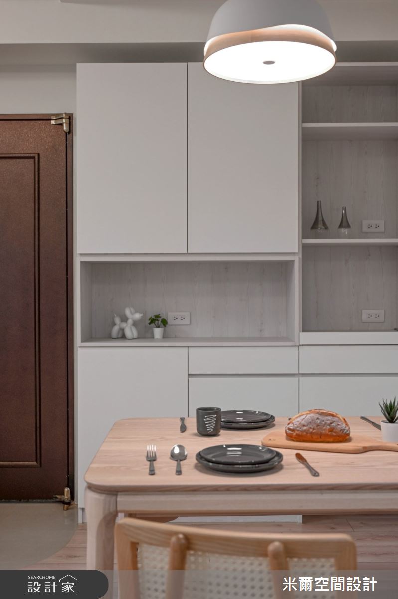 25坪新成屋(5年以下)＿現代風餐廳案例圖片＿米爾空間設計＿米爾_昌益璽硯_新竹竹北之16