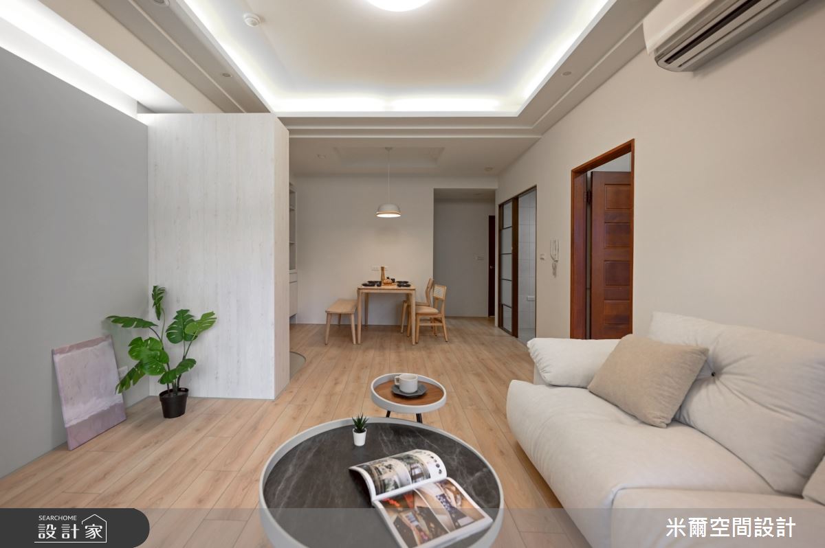 25坪新成屋(5年以下)＿現代風客廳餐廳案例圖片＿米爾空間設計＿米爾_昌益璽硯_新竹竹北之13