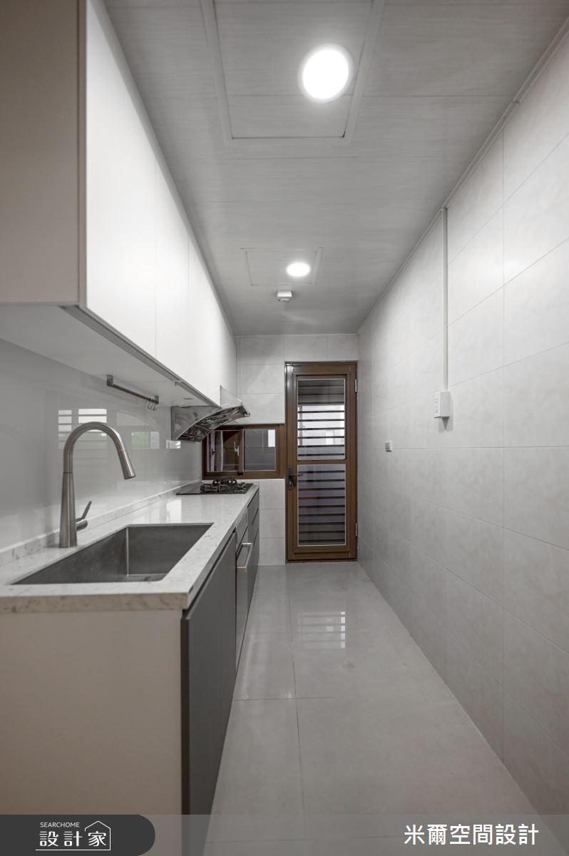 25坪新成屋(5年以下)＿現代風廚房案例圖片＿米爾空間設計＿米爾_昌益璽硯_新竹竹北之23