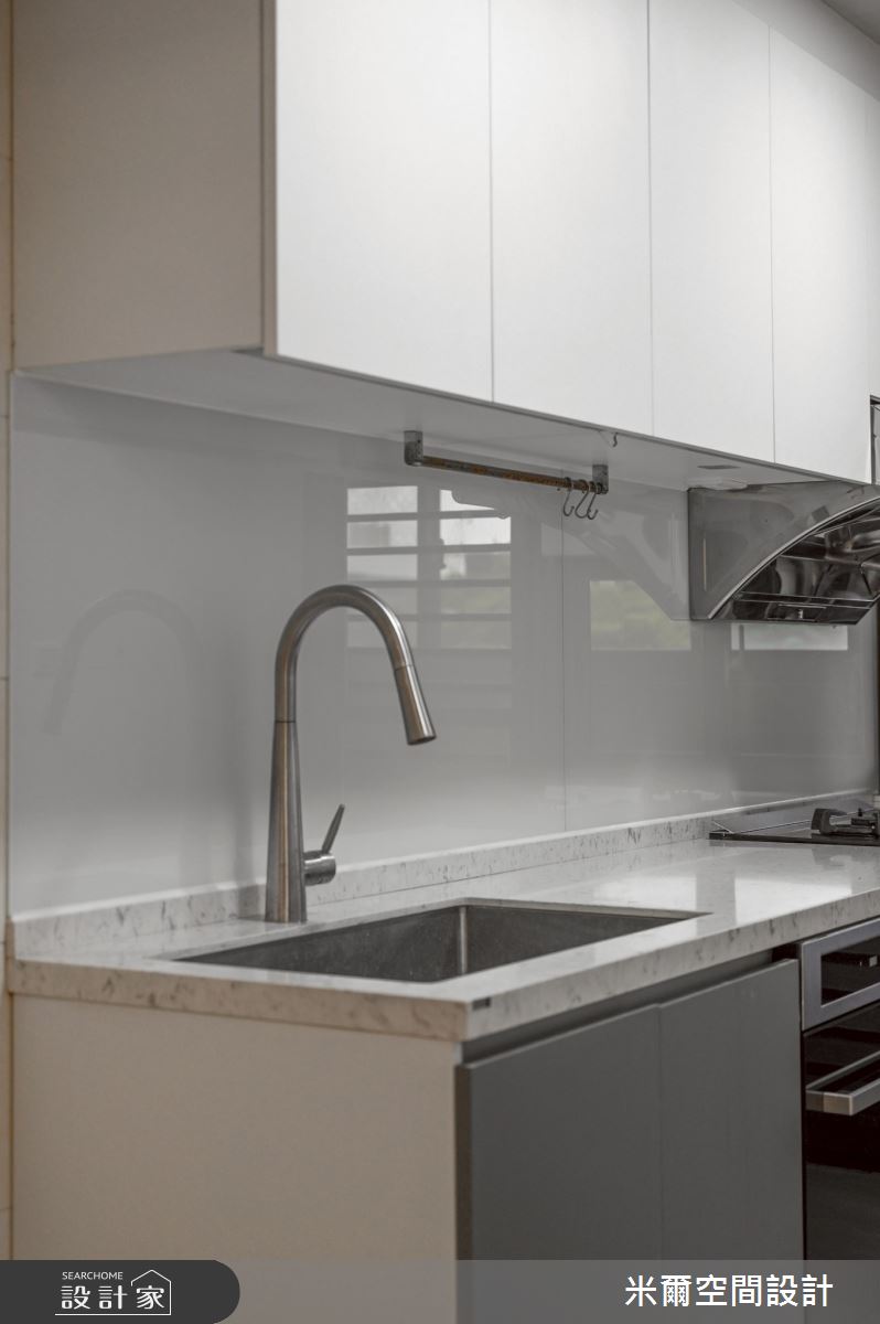 25坪新成屋(5年以下)＿現代風廚房案例圖片＿米爾空間設計＿米爾_昌益璽硯_新竹竹北之24