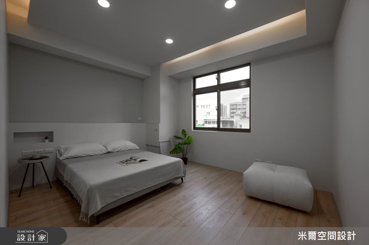 25坪新成屋(5年以下)＿現代風臥室案例圖片＿米爾空間設計＿米爾_昌益璽硯_新竹竹北之29