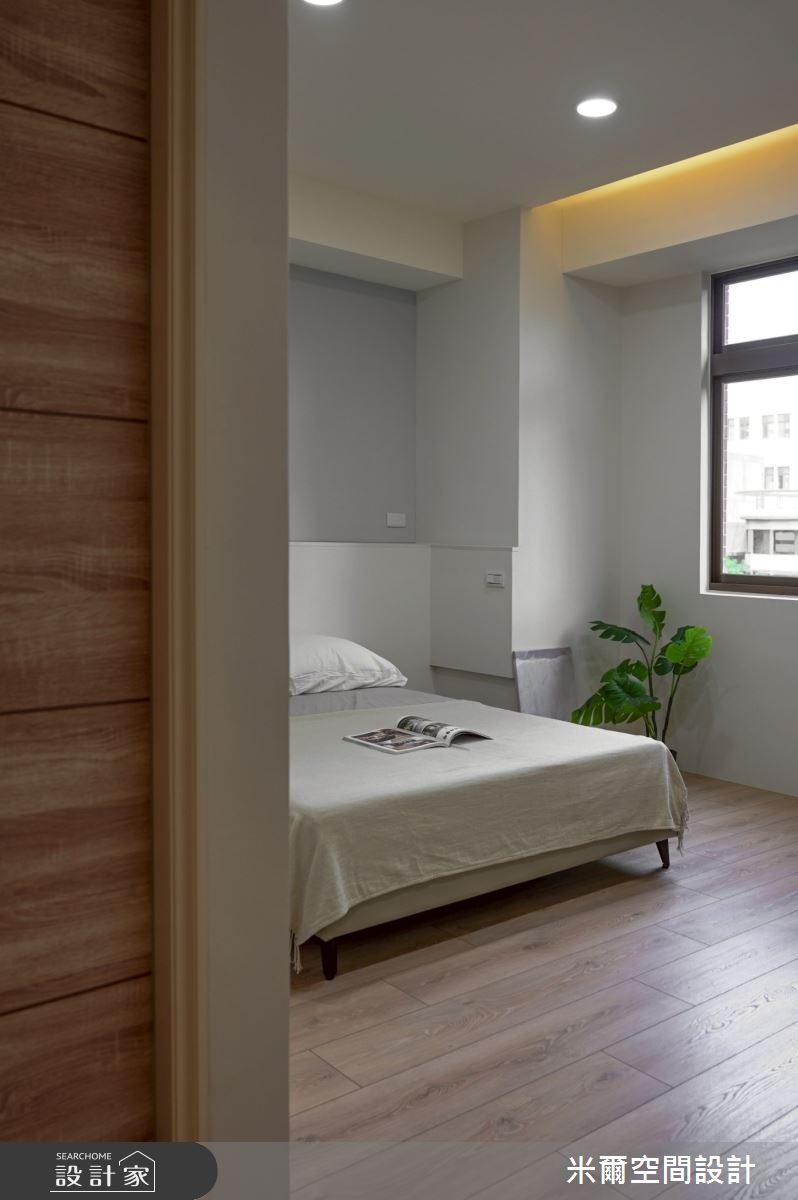25坪新成屋(5年以下)＿現代風臥室案例圖片＿米爾空間設計＿米爾_昌益璽硯_新竹竹北之28