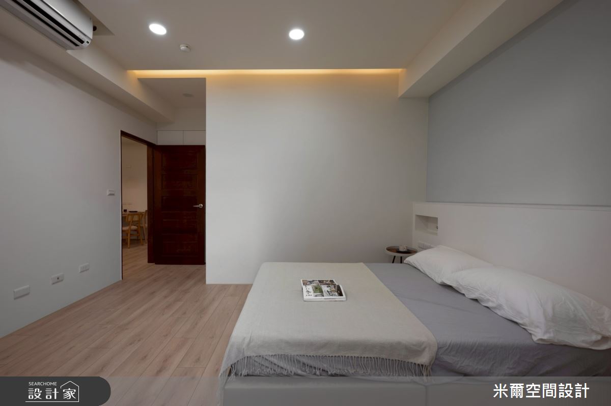 25坪新成屋(5年以下)＿現代風臥室案例圖片＿米爾空間設計＿米爾_昌益璽硯_新竹竹北之32