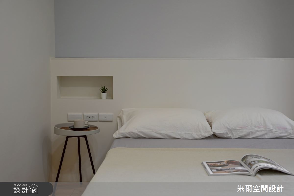 25坪新成屋(5年以下)＿現代風臥室案例圖片＿米爾空間設計＿米爾_昌益璽硯_新竹竹北之33