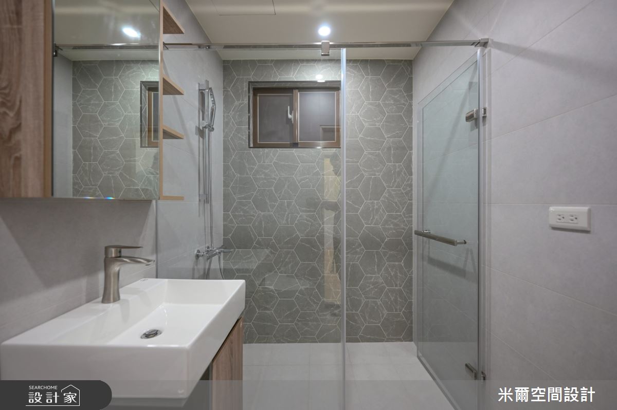 25坪新成屋(5年以下)＿現代風浴室案例圖片＿米爾空間設計＿米爾_昌益璽硯_新竹竹北之37