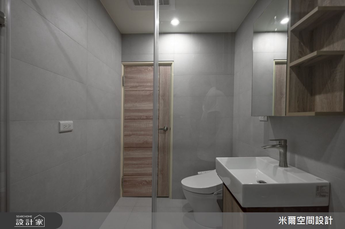25坪新成屋(5年以下)＿現代風浴室案例圖片＿米爾空間設計＿米爾_昌益璽硯_新竹竹北之46