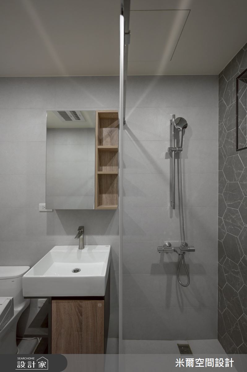 25坪新成屋(5年以下)＿現代風浴室案例圖片＿米爾空間設計＿米爾_昌益璽硯_新竹竹北之49