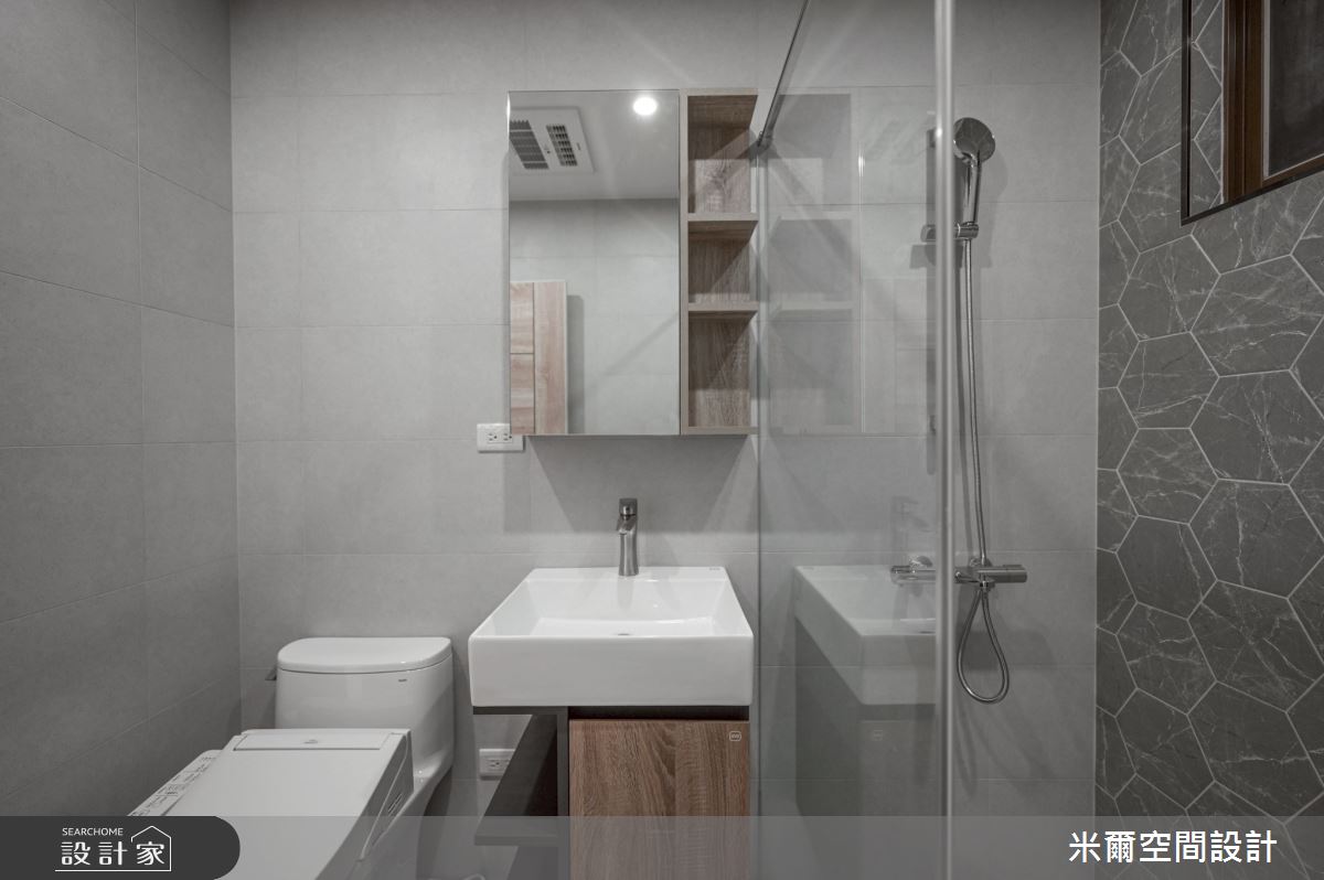 25坪新成屋(5年以下)＿現代風浴室案例圖片＿米爾空間設計＿米爾_昌益璽硯_新竹竹北之50