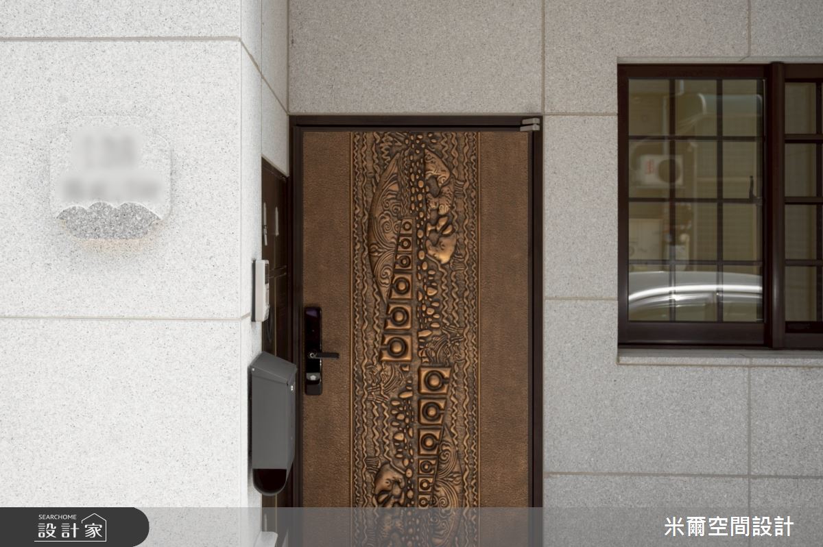 80坪新成屋(5年以下)＿現代風玄關案例圖片＿米爾空間設計＿米爾_傑出-臻藏2_新竹竹北之1