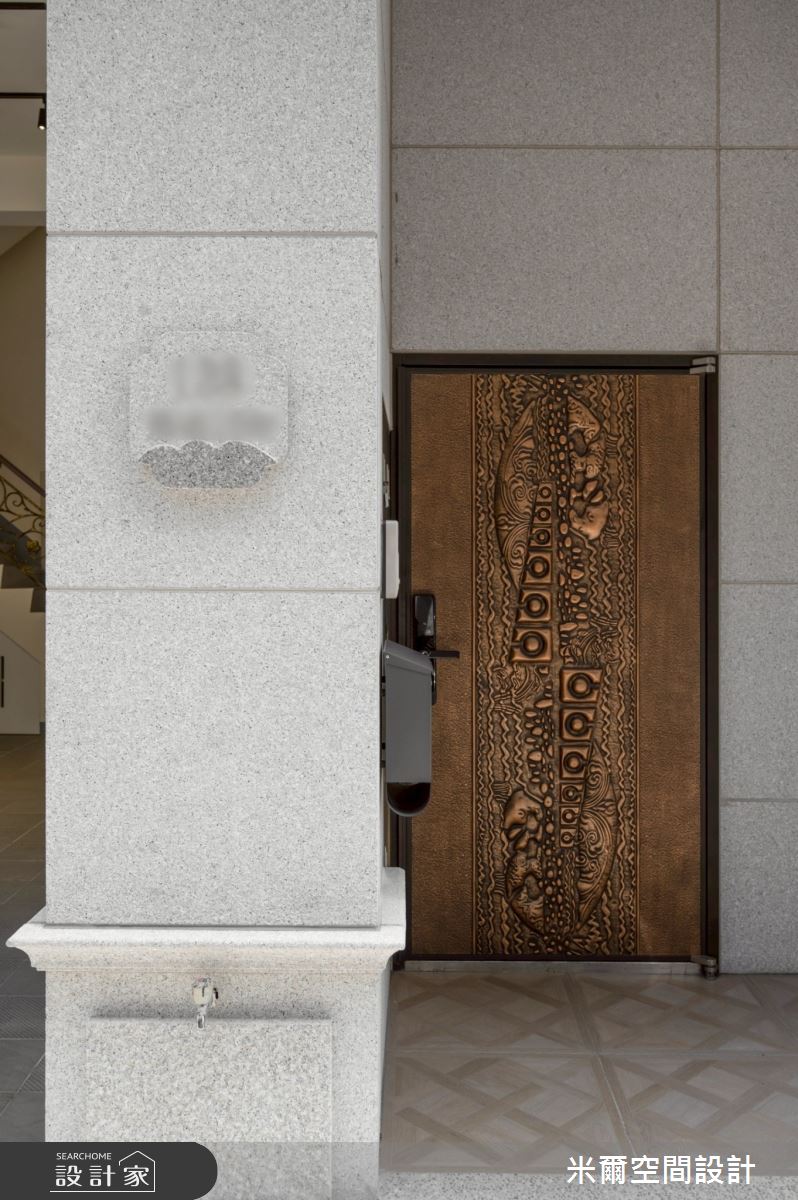 80坪新成屋(5年以下)＿現代風玄關案例圖片＿米爾空間設計＿米爾_傑出-臻藏2_新竹竹北之2