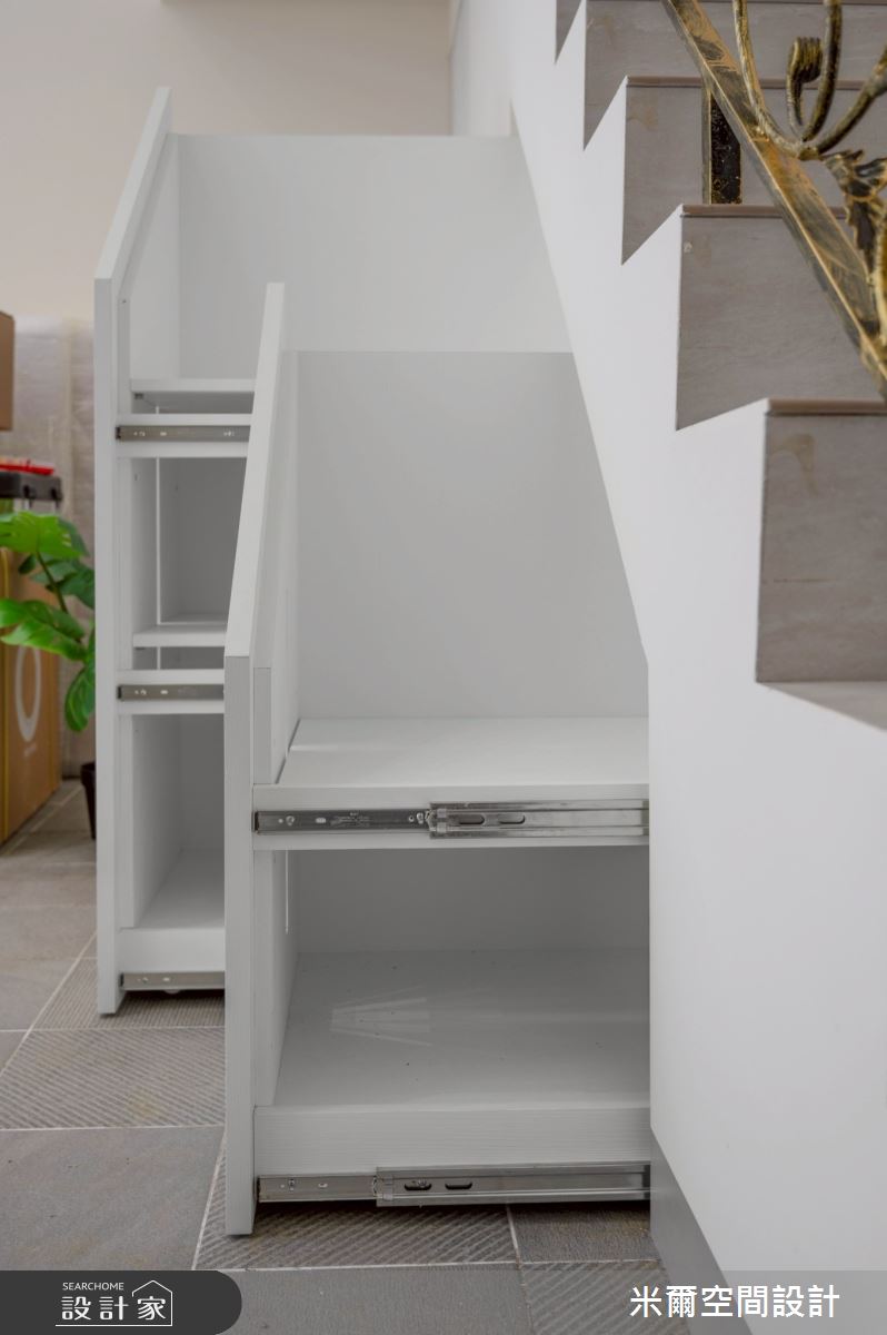 80坪新成屋(5年以下)＿現代風玄關樓梯案例圖片＿米爾空間設計＿米爾_傑出-臻藏2_新竹竹北之7