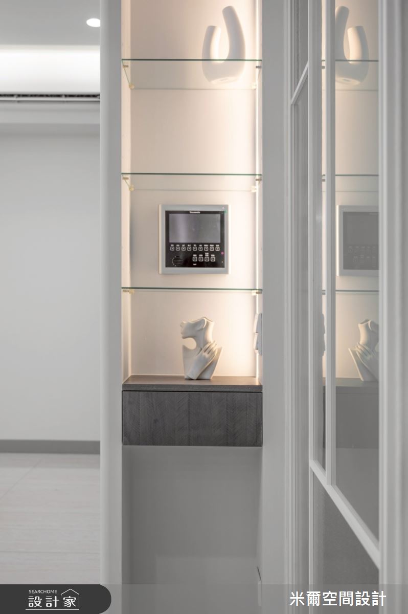 80坪新成屋(5年以下)＿現代風客廳案例圖片＿米爾空間設計＿米爾_傑出-臻藏2_新竹竹北之14