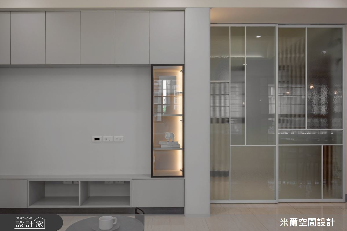 80坪新成屋(5年以下)＿現代風客廳案例圖片＿米爾空間設計＿米爾_傑出-臻藏2_新竹竹北之12