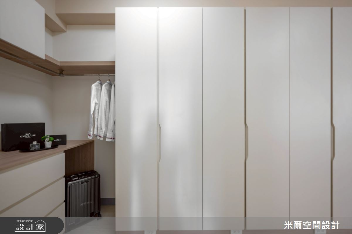 80坪新成屋(5年以下)＿現代風更衣間案例圖片＿米爾空間設計＿米爾_傑出-臻藏2_新竹竹北之24