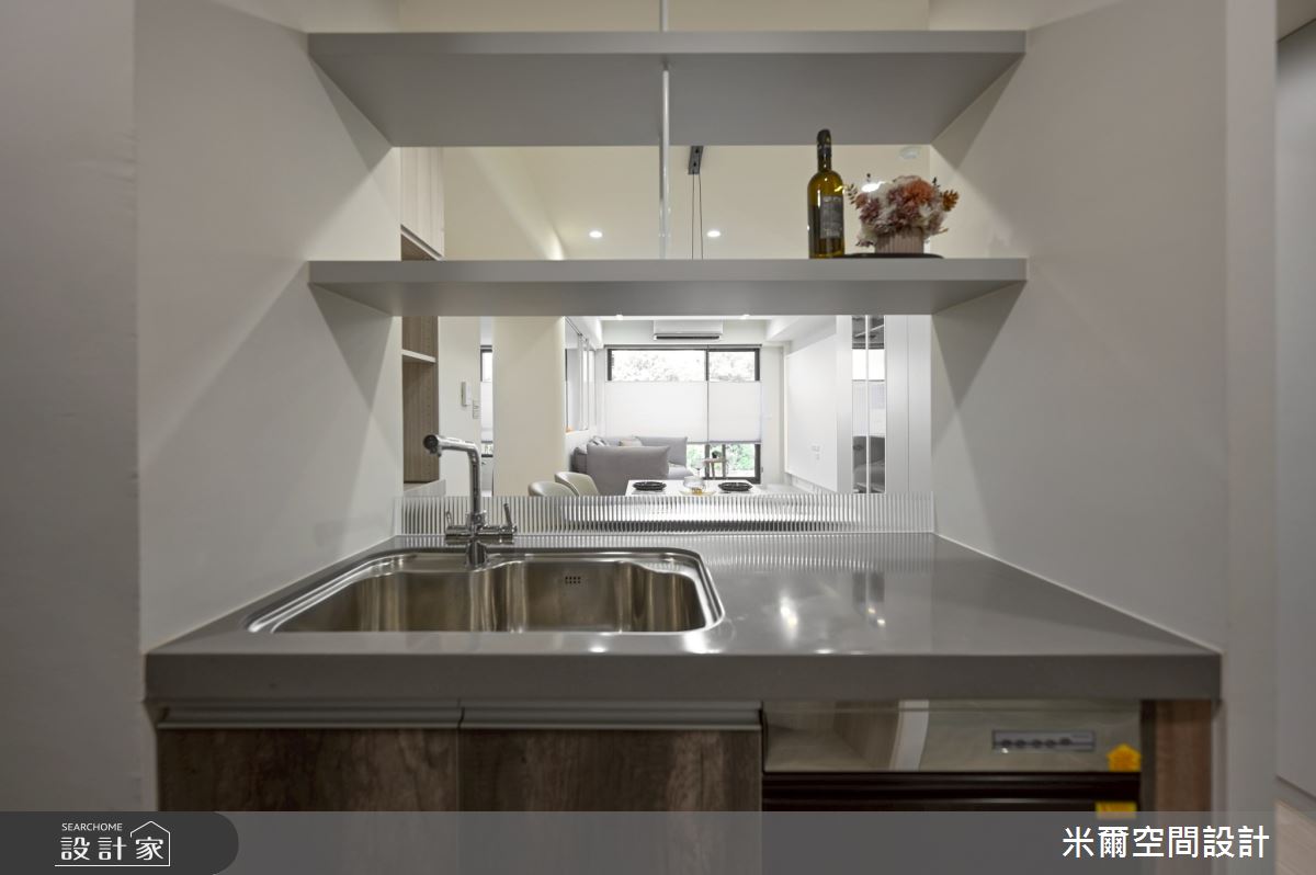 28坪新成屋(5年以下)＿現代風中島案例圖片＿米爾空間設計＿米爾_學府首席_新竹市之25
